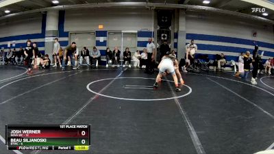 88 lbs Finals (2 Team) - Josh Werner, NOVA WC vs Beau Siljanoski, BTWC