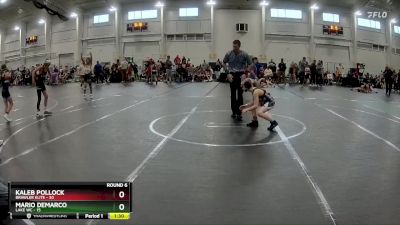 80 lbs Round 6 (10 Team) - Kaleb Pollock, Brawler Elite vs Mario Demarco, Lake WC