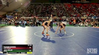 2A 126 lbs Semifinal - Tucker Bowen, Soda Springs vs Sam Willie, Malad