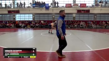 285 lbs Champ. Round 2 - Spencer Dickinson, Western New England vs Evan Anderson, NYU