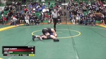 138 lbs Cons. Round 7 - Aric Criss, Louisville vs Ryder Alberty, Galion