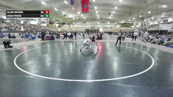 150 lbs 3rd Place - Allen Brown, Page High School vs Cruz Pryor, Nolensville High School