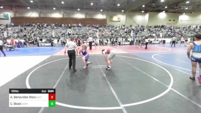 190 lbs Final - Ayden Campbell, Redwave Wrestling vs Antonio Bautista, Ruby Mountain WC