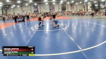 100 lbs Rd# 1 9:00am Friday - Michael Newton, Rebellion vs Phoenix Peters, Westshore D.S.