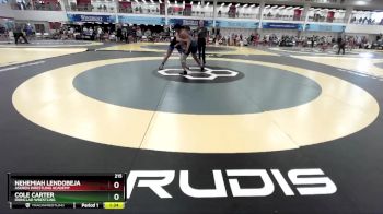 215 lbs Semifinal - Cole Carter, Ironclad Wrestling vs Nehemiah Lendobeja, Askren Wrestling Academy