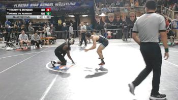 150 2A Quarterfinal - Travonte Burgess, Lakeland Senior vs Daniel De Almeida, Ponte Vedra