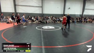 120 lbs Cons. Round 2 - Kaale Valdez, Reality Sports Wrestling Club vs Hunter Duncan, Ascend Wrestling Academy