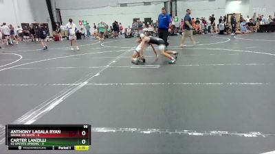 98 lbs Placement (4 Team) - Carter Lanzilli, U2 Upstate Uprising vs Anthony LaGala Ryan, Savage WA White