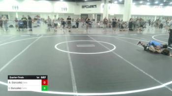 81 lbs Quarterfinal - Aj Gonzalez, Savage House WC vs Israel Gonzalez, Tucson Cyclones