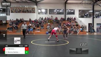 165 lbs Cons. Round 2 - Jesse Herrera, Wabash vs Carlos Monroy Santos, Unattached - Indiana Tech