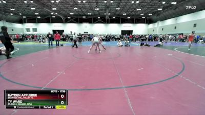 175B Cons. Semi - Hayden Applebee, Shawnee-Mill Valley HS vs Ty Ward, St. Pius X (Kansas City)