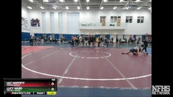 105 lbs Champ. Round 2 - Lucy Ward, The Hill School vs Lily Moffett, Caesar Rodney