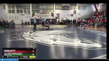 126 lbs Cons. Round 4 - Javier Velez, Westminster vs Ricardo Fernandez, Shadow Ridge