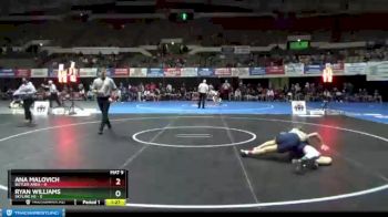 106 lbs Sat 6 - Ana Malovich, Butler Area vs Ryan Williams, Skyline HS