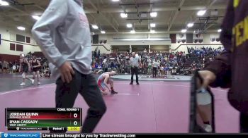 120 lbs Cons. Round 1 - Jordan Quinn, Dubuque Senior vs Ryan Cassady, West Liberty