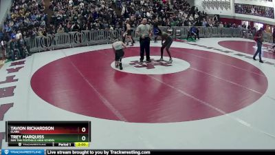 126 lbs Champ. Round 1 - Trey Marquiss, San Tan Foothills High School vs Tavion Richardson, Clark