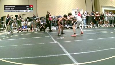 138 lbs Consi Of 64 #1 - Isaiah Munoz, Cats WC vs Jaxsen Ray, Apex - Michigan