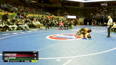 285 Class 3 lbs Cons. Round 1 - Sam Berger, Vianney vs Junior Rudd, Ft. Zumwalt South