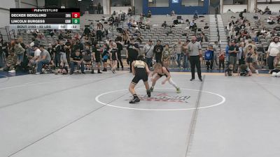 82 lbs Cons. Rd Of 16 - Decker Berglund, Sanderson Wrestling Academy vs Lincoln Burgess, Gold Rush Wrestling