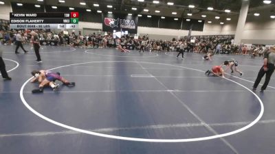 92 lbs Champ. Rd Of 64 - Kevin Ward, Texas Select Wrestling vs Edison Flaherty, Viking Wrestling Club (IA)