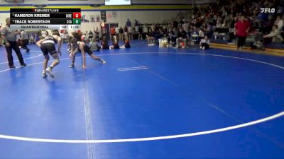 150 lbs Quarterfinal - Kameron Kremer, Independence vs Trace Robertson, Clear Creek-Amana