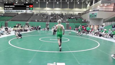 132 lbs Quarters & 1st Wb (16 Team) - Judah White, Carrollton vs DJ Clarke, Buford HS