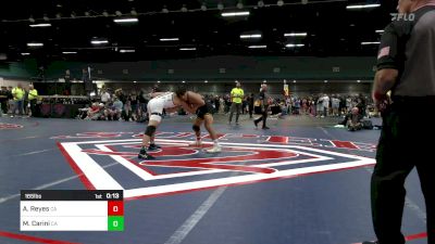 165 lbs Consi Of 8 #2 - Adrien Reyes, CA vs Mario Carini, CA