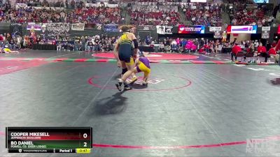 Cons. Round 1 - Bo Daniel, Powell Co. (Deer Lodge) vs Cooper Mikesell, Jefferson (Boulder)