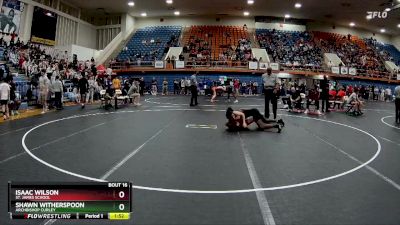 150 lbs Champ. Round 1 - Shawn Witherspoon, Archbishop Curley vs Isaac Wilson, St. James School