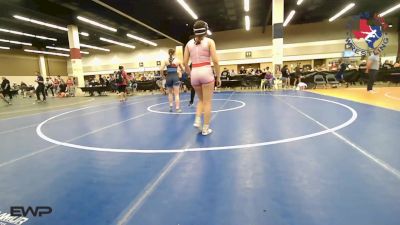 125 lbs Quarterfinal - Aneyla Cantero, Brazos Valley Wrestling Club vs Cora Hayes, Best Trained Wrestling