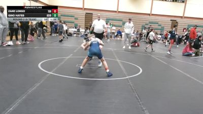 92 lbs Round 2 (8 Team) - Gino Hayes, Revival Beast vs Zane Longo, Team Blue Hen
