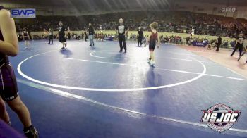 49 lbs Round Of 16 - Brylen Buckner, Weatherford Youth Wrestling vs Hudsen Carrell, West Texas Grapplers