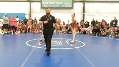 53 lbs Rr Rnd 3 - Marilynn Mejeur, Apex (OH) Girls - W vs Celine Frank, Michigan Wrestling Academy - W