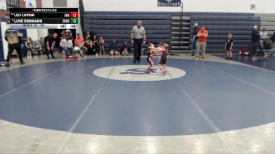 40 lbs Cons. Round 2 - Luke Erdmann, 208 Badgers Wrestling Club vs Leo Lufkin, Sublime Wrestling Academy