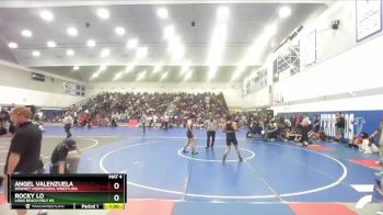 150 lbs Champ. Round 2 - Rocky Lo, Long Beach Poly HS vs Angel Valenzuela, Downey Highschool Wrestling