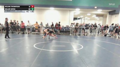 144 lbs Round Of 64 - Kolvin Thompson, UT vs Miller Sipes, MO