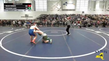 134 lbs Round 1 - Giovanni Lake, Club Not Listed vs Miles Enders, Cazenovia Wrestling Club