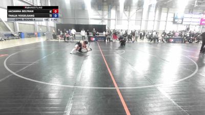 U20 Women - 55 lbs Cons. Round 4 - Myia Weiler, CA vs Angela Bianchi, WI