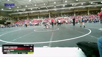 110 lbs Champ. Round 1 - Kinsey Fireoved, Bobcat Wrestling Club vs Haylee King, Trailhands