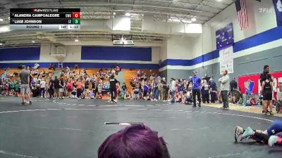 80 lbs Round 1 - Alandra Campoalegre, Cobra Wrestling Club vs Liam Johnson, Legacy Elite Wrestling Club
