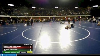 53 lbs Quarterfinal - Auben Sweeting, Iowa vs Theodore Swedberg, Moen Wrestling Academy