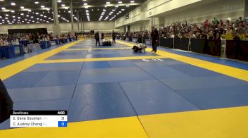 Elli Gene Bauman vs Claire Audrey Chang 2024 IBJJF Jiu-Jitsu CON International