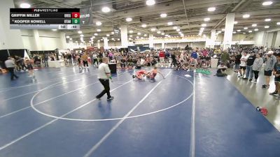 120 lbs Cons. Sub-semis - Griffin Miller, Oregon vs Kooper Nowell, Utah