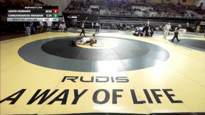 215 lbs Consi Of 8 #1 - Jason Hubbard, Metrolina vs Chinuorumogu Nnamani, Saint John Paul The Great Catholic High School