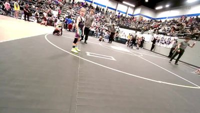 55 lbs Consi Of 8 #1 - Piper Boren, Choctaw Ironman Youth Wrestling vs Hudson Rooker, Standfast