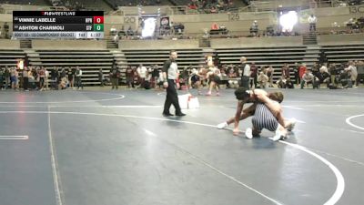 133 Championship Bracket Champ. Round 2 - Vinnie LaBelle, New Prague vs Ashton Charmoli, St. Francis