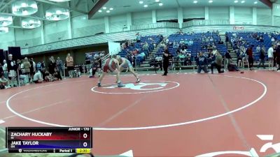 170 lbs Cons. Round 4 - Zachary Huckaby, IN vs Jake Taylor, OH