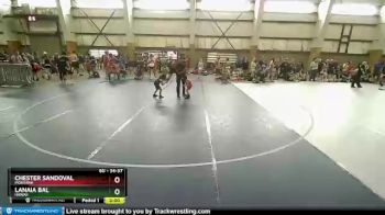 34-37 lbs Round 2 - Chester Sandoval, Montana vs Lanaia Bal, Hawaii