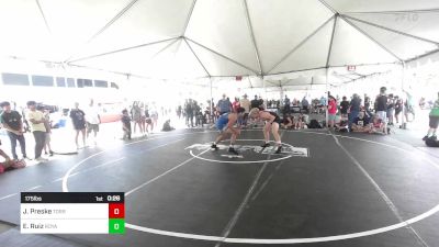 175 lbs Consolation - Josh Preske, Torrey Pines HS vs Eric Ruiz, Royalty WC