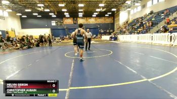 190 lbs Round 7 (8 Team) - Christopher Aubain, SOWA / HWC BLACK vs Melvin Gideon, Braves WC